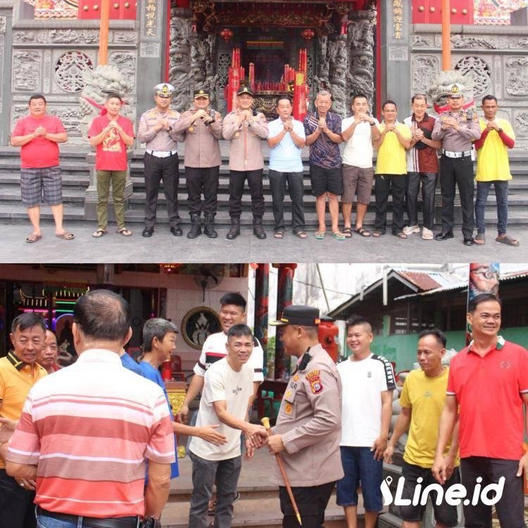 Berikan Rasa Aman Kepada Masyarakat Yang Merayakan Tahun Baru Imlek 2577 Tahun 2026, Kapolres Rohil Pimpin Patroli Pengamanan