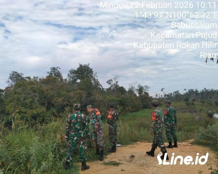Sosialisasi Didesa Binaan, Personil Koramil 0321-06/TM Rohil Lakukan Patroli Dan Pencegahan Dini