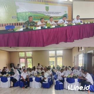 Hadiri Musrenbang Tingkat Kecamatan, Langkah Nyata Personel Koramil 0321-06/TM Rohil Sukseskan Pembangunan