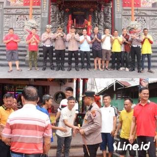Berikan Rasa Aman Kepada Masyarakat Yang Merayakan Tahun Baru Imlek 2577 Tahun 2026, Kapolres Rohil Pimpin Patroli Pengamanan