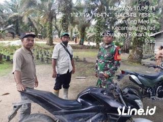 Jaga Tali Silaturahmi Dibulan Ramadhan, Personil Koramil 0321-06/TM Rohil Komsos Bersama Warga Binaan