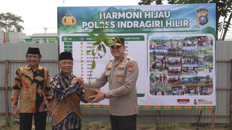 Pemkab Inhil Sambut Kunjungan Wakapolda Riau, Bahas Stabilitas dan Penghijauan