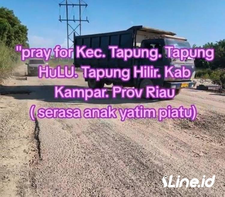 Warga Menjerit, Jalan Rusak di Tapung Malah Dijawab Soal Kewenangan