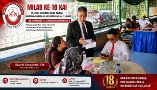 Konsultasi Hukum Gratis Warnai Milad ke-18 KAI di Pekanbaru