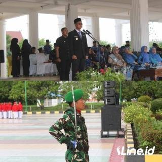 Dandim 0321/Rohil Letkol Inf. Diki Apriyadi Hadiri Upacara Peringatan Hari Lahir Pancasila