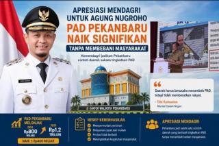 Mendagri Angkat Kisah Sukses Pekanbaru, PAD Melonjak Berkat Kemudahan Layanan