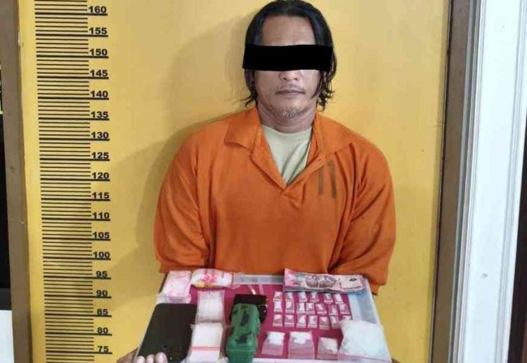 Polisi Gerebek Rumah di Pekan Heran, 24 Paket Sabu Diamankan