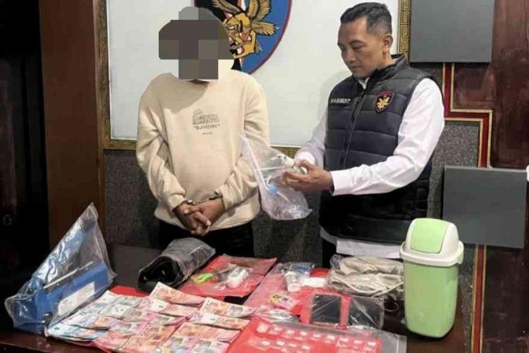 Polda Bali Sita 10 Gram Sabu dan 5 Ekstasi dari Pengedar di Denpasar