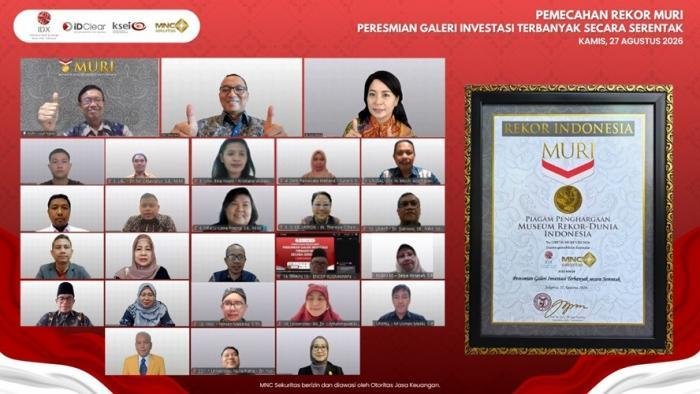 BEI dan MNC Sekuritas Pecahkan Rekor MURI, Resmikan 23 Galeri Investasi