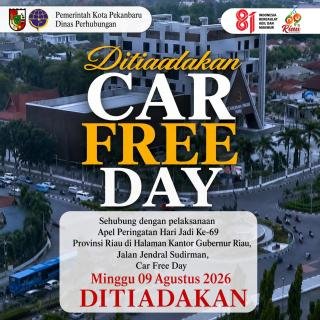 Besok CFD Ditiadakan, Lokasinya Digunakan Sebagai Kantong Parkir
