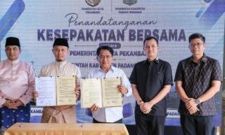 Walikota Pekanbaru dan Bupati Padang Pariaman Sepakat Kerjasama
