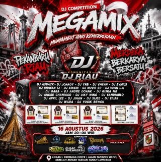Antusias Musisi Tinggi, DJ Competition Megamix Riau Siap Digelar 16 Agustus