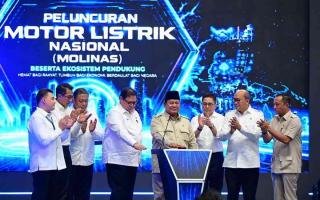 Presiden Prabowo Resmi Luncurkan Motor Listrik Nasional