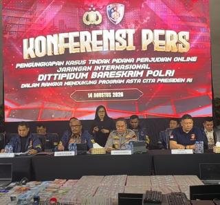Bareskrim Bongkar Tiga Markas Judol di Tangerang, 14 Orang Jadi Tersangka