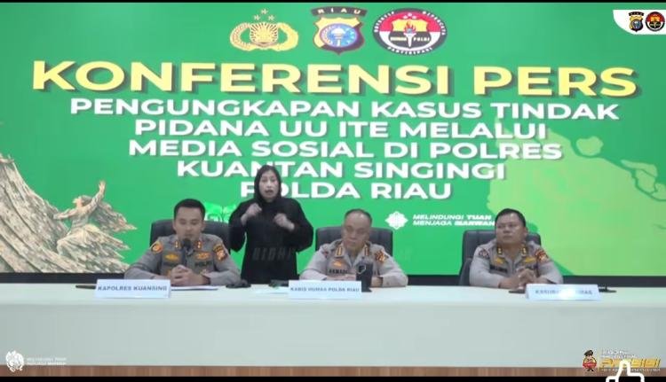 Polres Kuansing Tetapkan PS sebagai Tersangka Kasus UU ITE