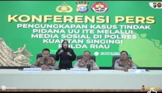 Polres Kuansing Tetapkan PS sebagai Tersangka Kasus UU ITE